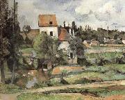 Paul Cezanne Le Moulin sur la Couleuvre a Pontoise oil painting